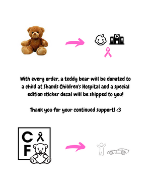 Special Edition White Decal (Donate a teddy bear)